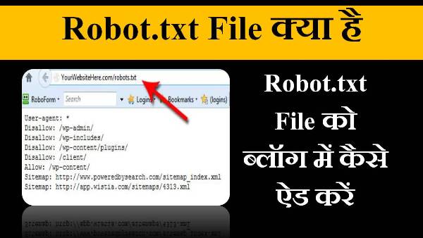 robot.txt file in hindi