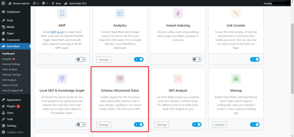 click to structure data