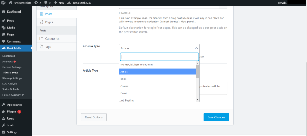 select schema type